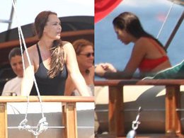 Hülya Avşar... BİKİNİLİ KIZINA KENDİNİ SİPER ETTİ!