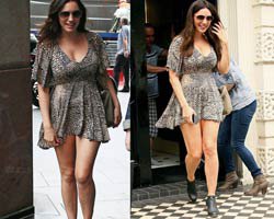 Kelly Brook... ELBİSESİNE SIĞAMADI!