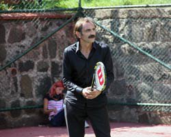 `Kaçak`... SET ARASI TENİS KEYFİ!