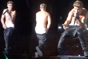 Justine Bieber...PANTOLON KAZASI YAŞADI!...