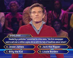 Mehmet Öz... `KİM MİLYONER OLMAK İSTER`E KATILDI!