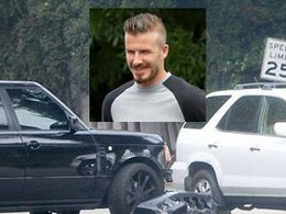 David Beckham... TRAFİK KAZASI YAPTI!