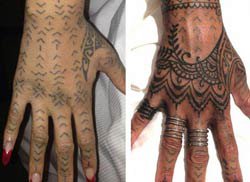 Rihanna... MAOİRİ KABİLESİ`NİN DÖVMESİNE ÖZEL RÖTUŞ YAPTIRDI!