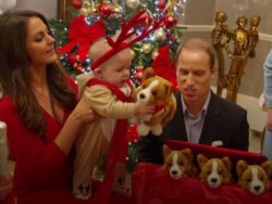 KÜÇÜK PRENS GEORGE NOEL BABA İLE TANIŞTI!