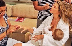 Gisele Bundchen... ÇOCUK DA YAPARIM, KARİYER DE!