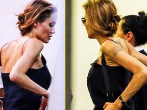 Angelina Jolie...HIZLA ZAYIFLAMAYA DEVAM EDİYOR!