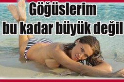 Ebru Şallı... GÖĞÜSLERİNE PHOTOSHOP KIYAĞI !..