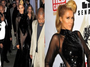 Paris Hilton...TRANSPARAN KIYAFETİYLE LOS ANGELES`I TERLETTİ!