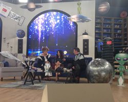 Gülben Ergen... UZAYLI MUSTAFA TOPALOĞLU KENDİNİ EVİNDE GİBİ HİSSETTİ!