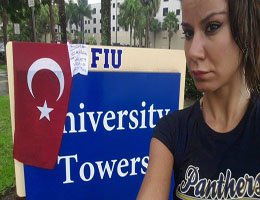 Banu Öztürk... FLORİDA`DAN SOMA`YA DESTEK!