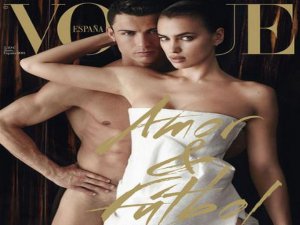 Cristiano Ronaldo-İrina Shayk... ÇİFTİN DUDAK UÇUKLATAN KAPAK FOTOĞRAFI !..