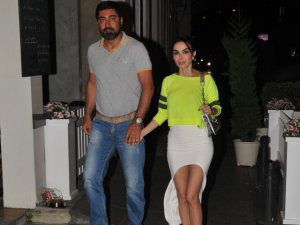 Sinem Yıldirim-Reha Yereşen... ÇİÇEĞİ BURNUNDA AŞIKLARIN KEYFİ YERİNDE!