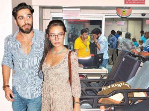 Neslihan Atagül-Kadir Doğulu... KEYİFLİ BAŞLAYAN GECE HASTANEDE BİTTİ!