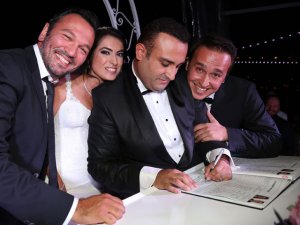 Onur Atilla-Sinem Yıldız... `GÜLDÜR GÜLDÜR` EVLENDİLER!