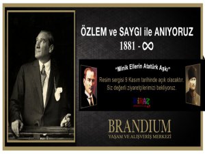 `Minik Ellerin Atatürk Aşkı`... MİNİK ELLERİN ATA`YA AŞKI, TUVALLERE YANSIDI !..