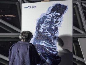 İngiliz ressam Ned Pamphilon... 10 KASIM SABAHI, 09.05`TE ATATÜRK`Ü RESMETTİ !..