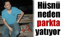 Hüsnü Şenlendirici... BANKTA UYURKEN YAKALANDI...