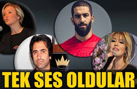 ÜNLÜLERDEN TERÖRE LANET!