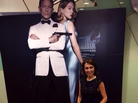 Asuman Dabak... JAMES BOND'UN SON SERİSİ "SPECTRE' NİN LONDRA GALASINDA !..