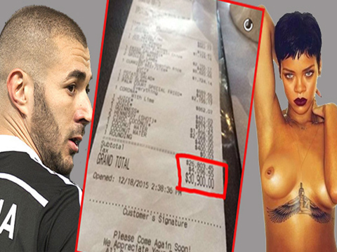 Rihanna-Benzema... BİR YEMEK 90 BİN TL...