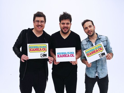 'Üç Adam'... "ZORBA OLMA KANKA OL" PROJESİNE TAM DESTEK !..