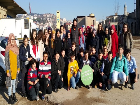 'Filinta'... DİZİ SETİ, ÖĞRENCİLERLE ŞENLENDİ !..