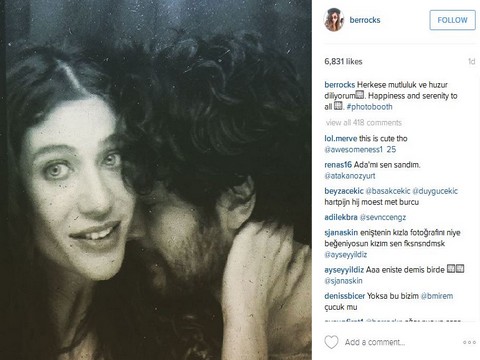 Berrak Tüzünataç-Birkan Sokullu...AŞK POZU!..