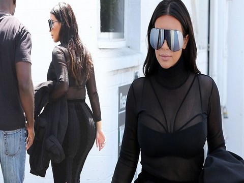 Kim Kardashian...YİNE TRANSPARAN YİNE SIRADIŞI!..