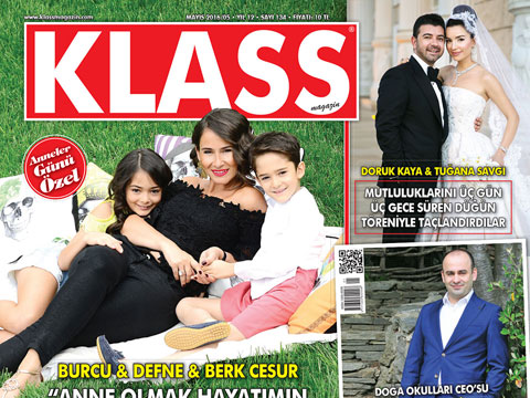 Klass... MAYIS SAYISINDA ÜNLÜ ANNELER!