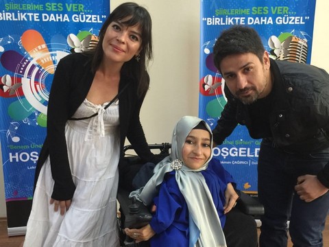 Ececan Gümeci-Barış Hayta..."ŞİİRLERİMLE SES VER" ETKİNLİĞİNDE ENGELLİLERE ANLAMLI DESTEK!..