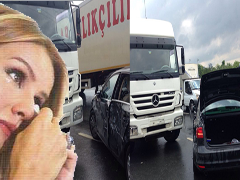 Esra Erol... TRAFİK KAZASI GEÇİRDİ!