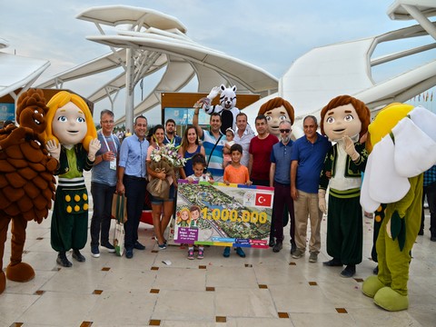 EXPO 2016 Antalya...1 MİLYONUNCU ZİYARETCİSİNİ AĞIRLADI!..
