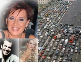 ÜNLÜLER TRAFİKLE NASIL BAŞ EDİYOR?...