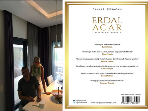 Erdal Acar... KİTABINI EŞİNE İMZALADI!