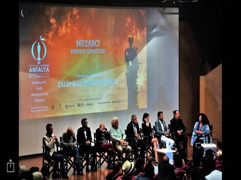 "Mezarcı"...TRAVMATİK FİLME ANTALYA'DA  GÖRKEMLİ GALA!..