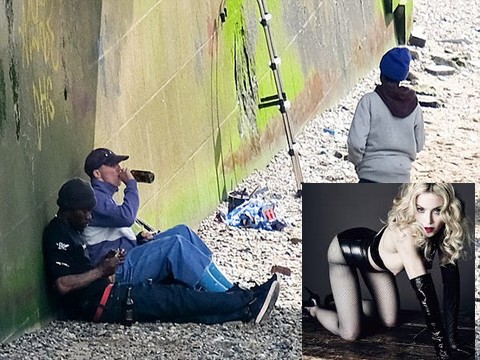 Madonna’nın oğlu... KÖPRÜ ALTINDA UYUŞTURUCU BATAĞINDA!..