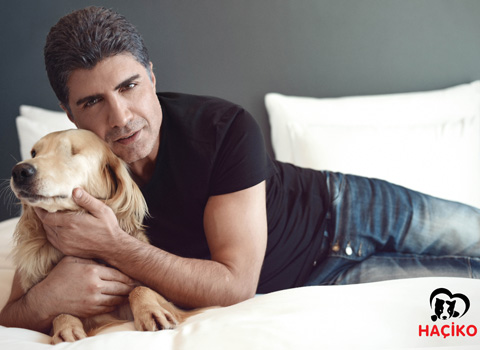 Özcan Deniz... ENGELLİ KÖPEKLE POZ VERDİ!