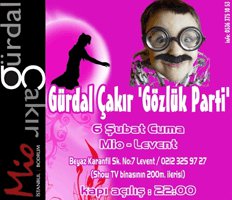 GÖZLÜK PARTİSİ SİZLERİ BEKLİYOR!