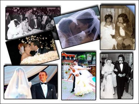 ÜNLÜ ÇİFTLERİN NİKAH FOTOĞRAFLARI! BAZILARI ÇOKTAN TARİHE KARIŞTI!