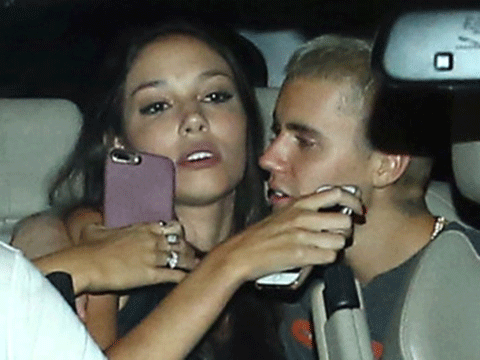 Justin Bieber...''ÜNLÜ POPÇU ARABANIN ARKA KOLTUĞUNDA FENA YAKALANDI!''