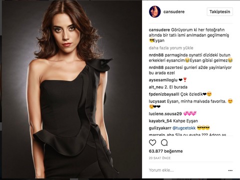 Cansu Dere... HAYRANLARI "EYŞAN" KARAKTERİNİ UNUTAMADI!..