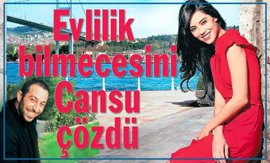 Cem Yılmaz-Cansu Dere... EVLİLİK HANGİ BAHARA?..