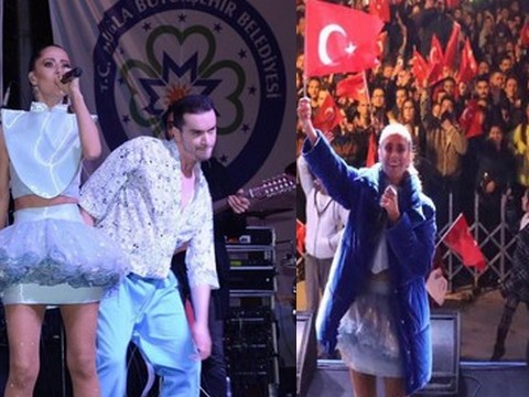 Derya Uluğ... CUMHURİYET KONSERİNE BÖYLE BAŞLADI, BÖYLE BİTİRDİ!..