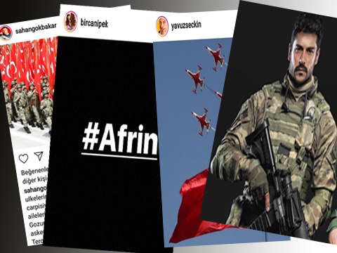 İŞTE ÜNLÜLERİN 'ZEYTİN DALI ' OPERASYONU MESAJLARI!