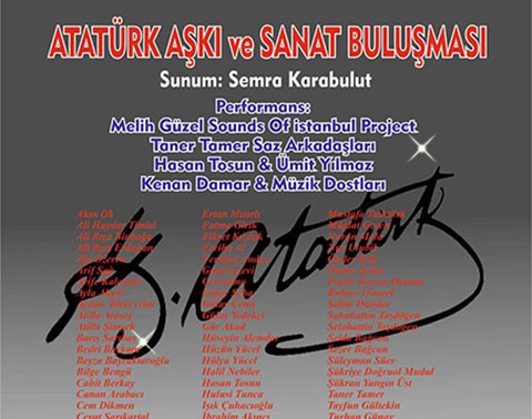 ATATÜRK AŞKI SANAT ÖDÜLLERİ BULUŞMASI MODA KAYIKHANE’DE!