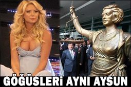 Müjde Ar... BAKIN AYSUN KAYACI'NIN GÖĞÜSLERİNİ NEYE BENZETTİ!..