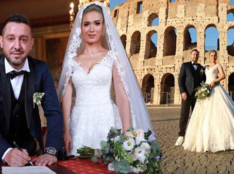 Nihat Kahveci-Fulya Sever... ESKİ MİLLİ FUTBOLCU İLE ESKİ MANKEN EVLENDİ!