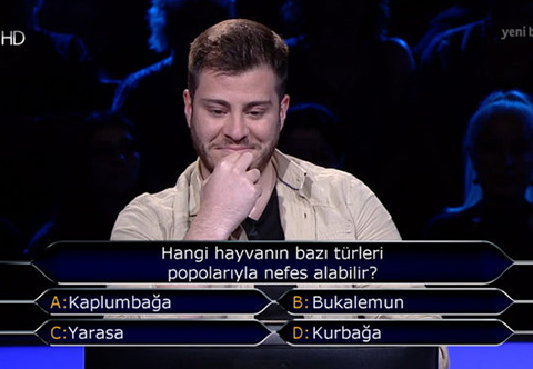 Kim Milyoner Olmak İster... 'POPOSUYLA NEFES ALAN HAYVAN'I TÜRKİYE'YE ÖĞRETTİ!!..
