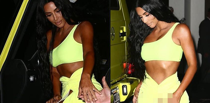 Kim Kardashian... DERİN YIRTMACI İLE ZORLANDI!