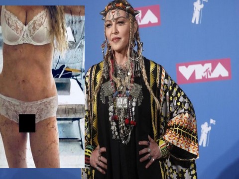 Madonna... İÇ ÇAMAŞIRLI  SELFİE'Sİ İLE ŞAŞIRTTI!..
